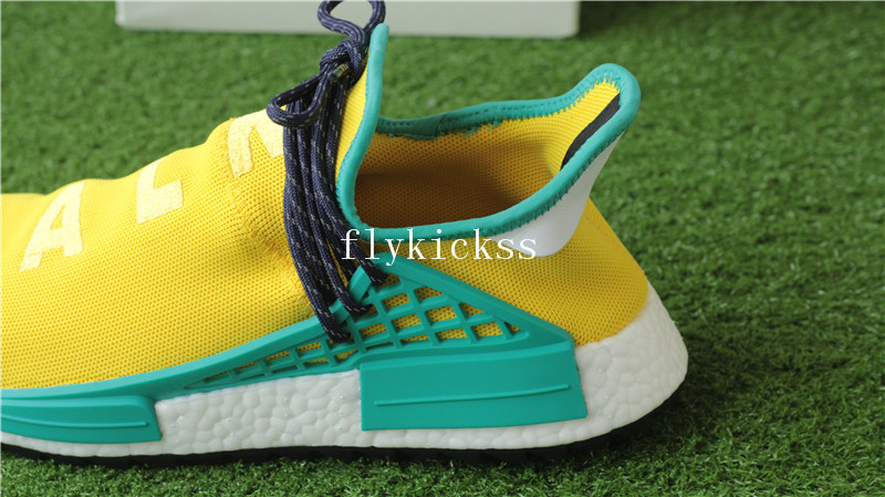 Pharrell x Adidas NMD Human Race Yellow Breathe Walk